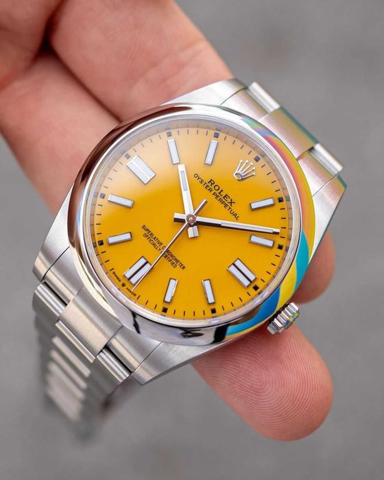 rolex datejust oyster сребрист/жълт