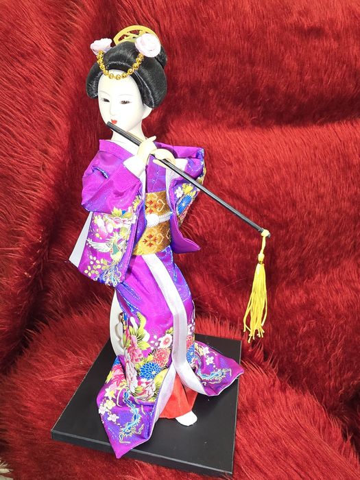 Японска кукла гейша и самурайски водач ръчна изработка.бр/ Japan doll
