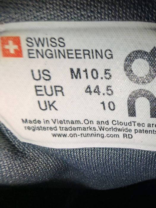 Оригинални маратонки On Cloud 44.5