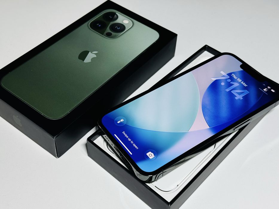 Iphone 13 Pro 128GB Green 100% Батерия! Гаранция 6 месеца
