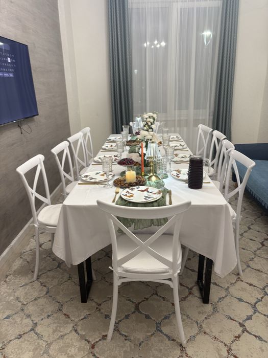 Прокат посуды,стола,стулья под ключ