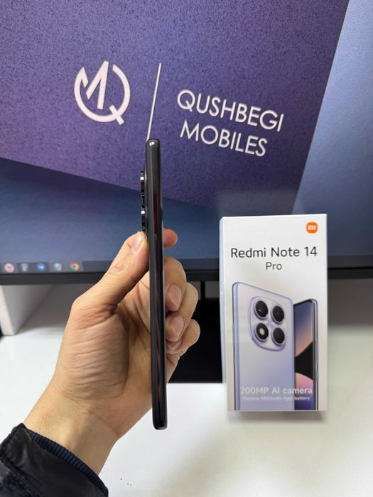 Aybi yuq! Note 14 Pro 256GB Black Karobka bor
