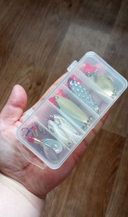 Набор блесен, рыбалка.