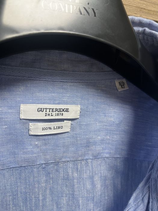 GUTTERIDGE 1878 - Made in ITALY - Ленена риза размер Л / Оригинал