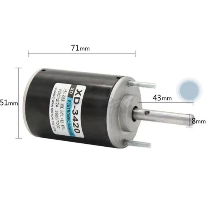Mini Elektromotor XD-3420 Sotiladi