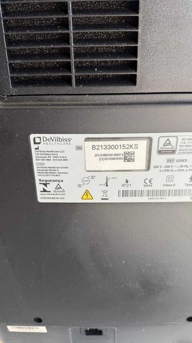 Concentrator Oxigen DeVilbiss 5 litri 525KS 6099 de ore