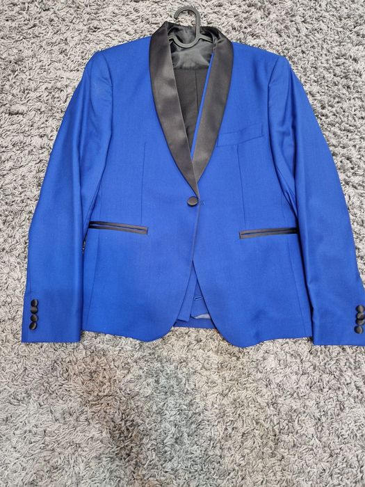 Costum ginere ,albastru royal