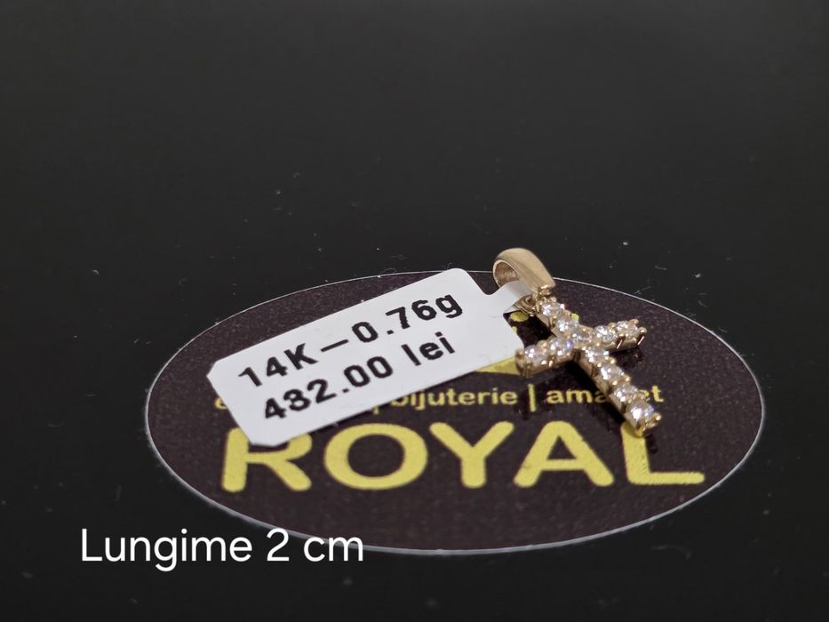 Bijuteria Royal: Pandantiv aur 14k/0.76 gr