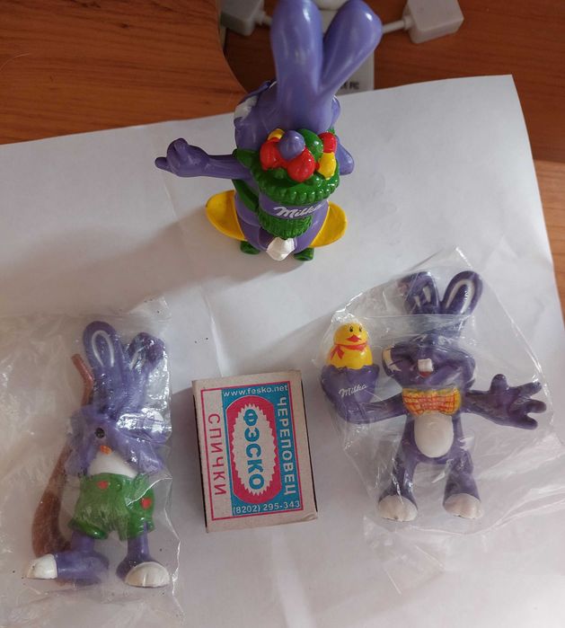 Зайка Milka. Фигурки, игрушки зайцы