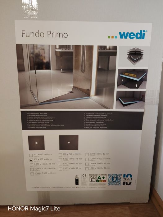 Vând cădiță dus 900:900:40.Noua la cutie