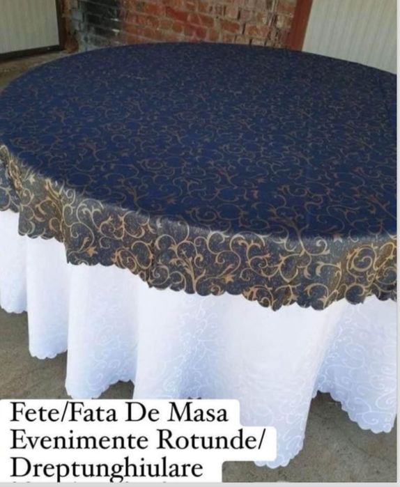 Fete/Fata De Masa Evenimente Rotunde/Dreptunghiulare