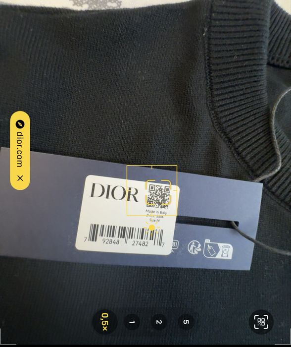 Christian Dior-Оригинална чисто нова мъжка тениска М размер