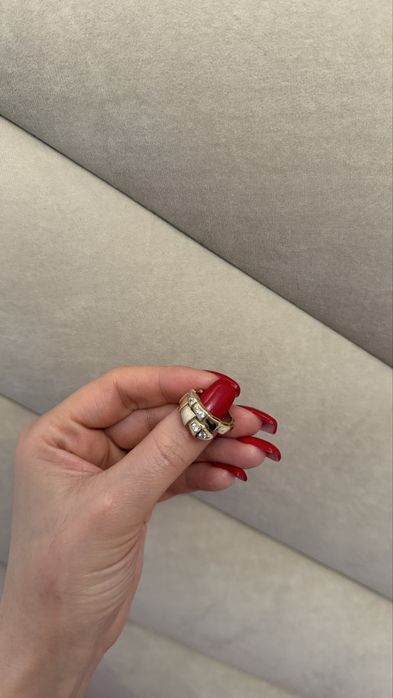 Кольцо золото bulgari