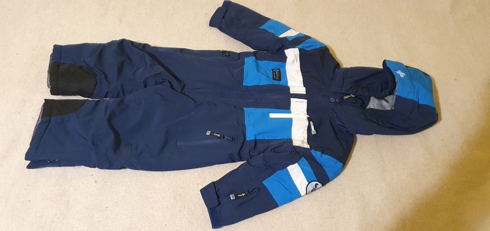 Salopeta combinezon copii pentru ski si snowboard Kilpi Pontino Albastru marimea 86/2XS