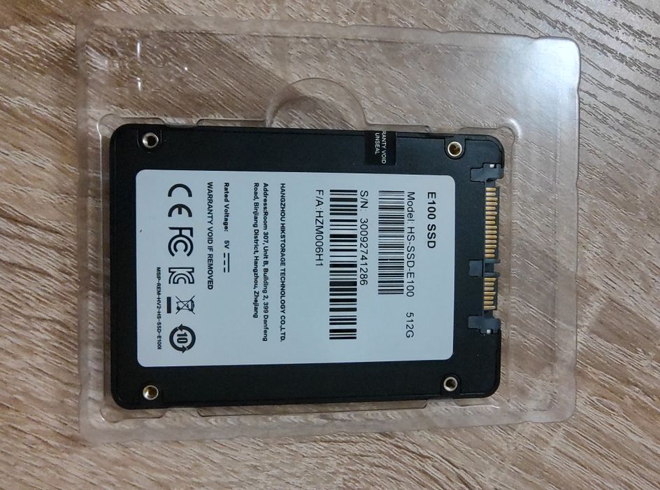 Жесткий диск SSD 512GB HIKVISION HS-SSD-E100/512G 2.5