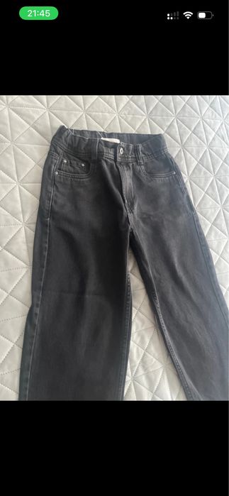 Blugi evazati baieti 134cm