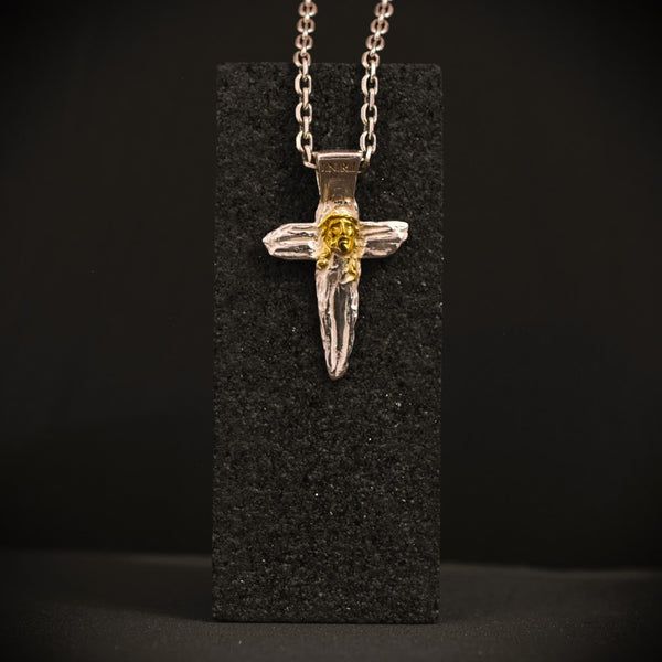 Сребърен медальон 925 „Исус Христос“ | Талисман за вяра и защита