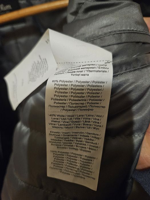 Зимно палто с тъмно син цвят S. Oliver black label.