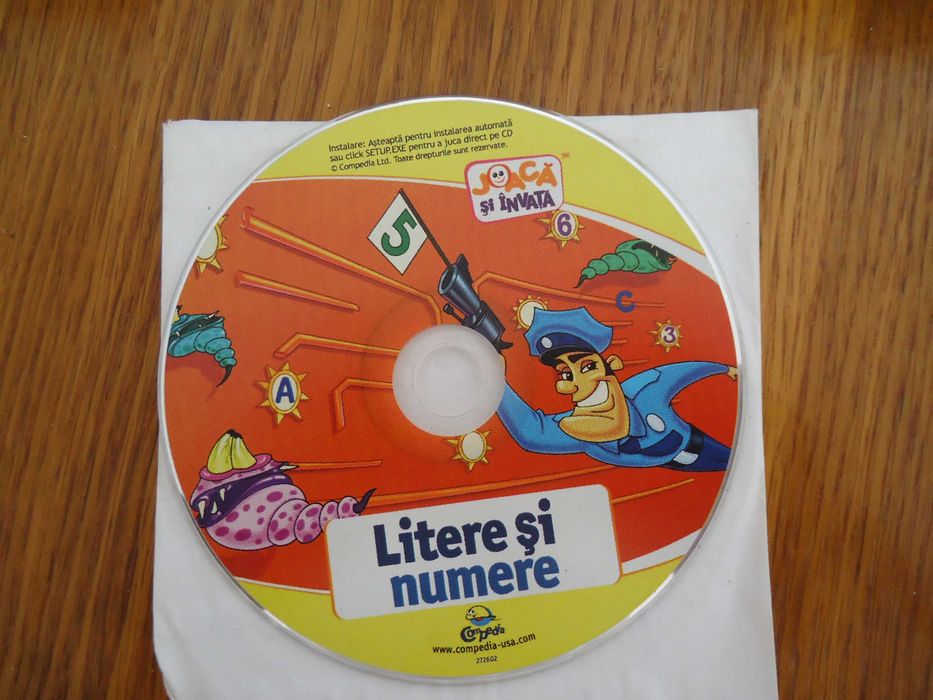 Vand lot 9 CD-uri / DVD-uri jocuri PC, educaționale copii, povești și muzică