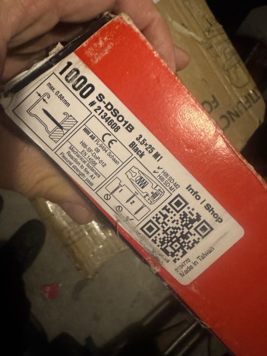Surube pt rigips hilti M1 de 3,5