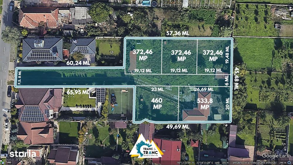 Teren generos de 2951 mp în cartierul Gai ideal dezvoltatori