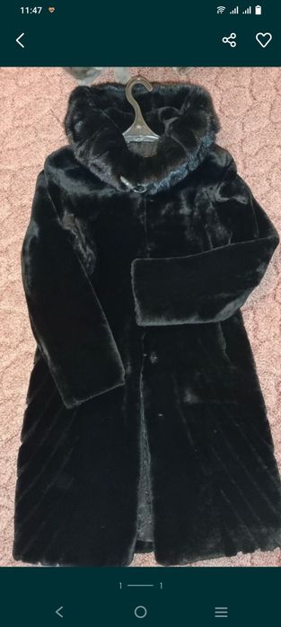 Шуба мутоновая натуральная