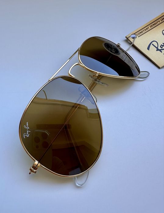 Ray Ban B&L USA Aviator G15 лещи сиви/зелени;нови с калъф