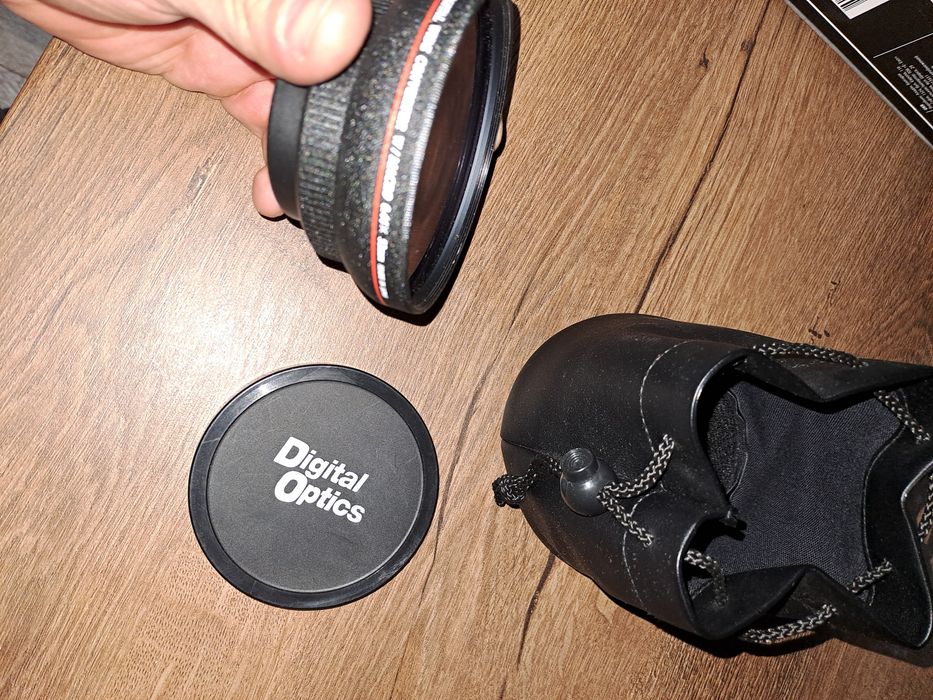 Обектив за фотоапарат за снимки с широк ъгъл.