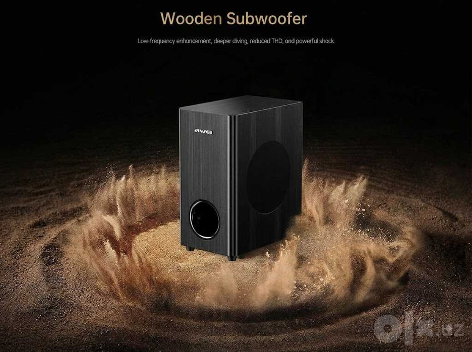Awei KT22 Караоке Саундбар 160W с микрофоном сабвуфер