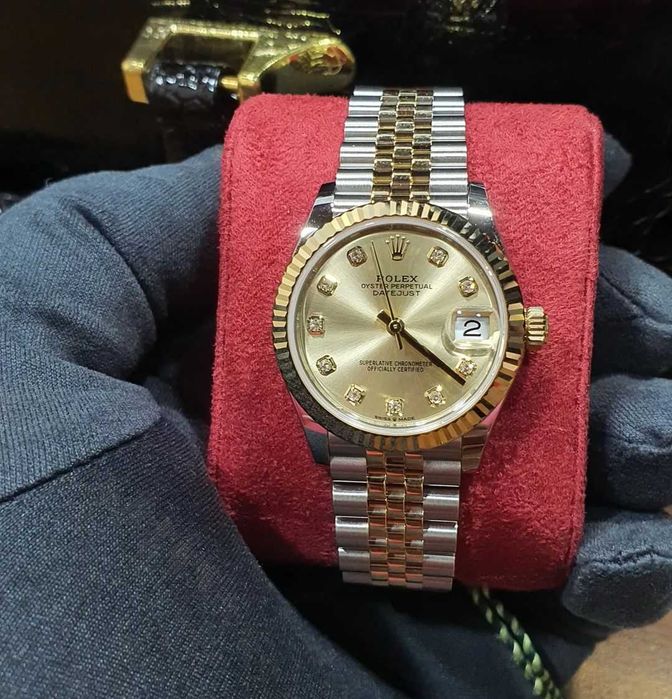 rolex datejust 31mm двуцветен