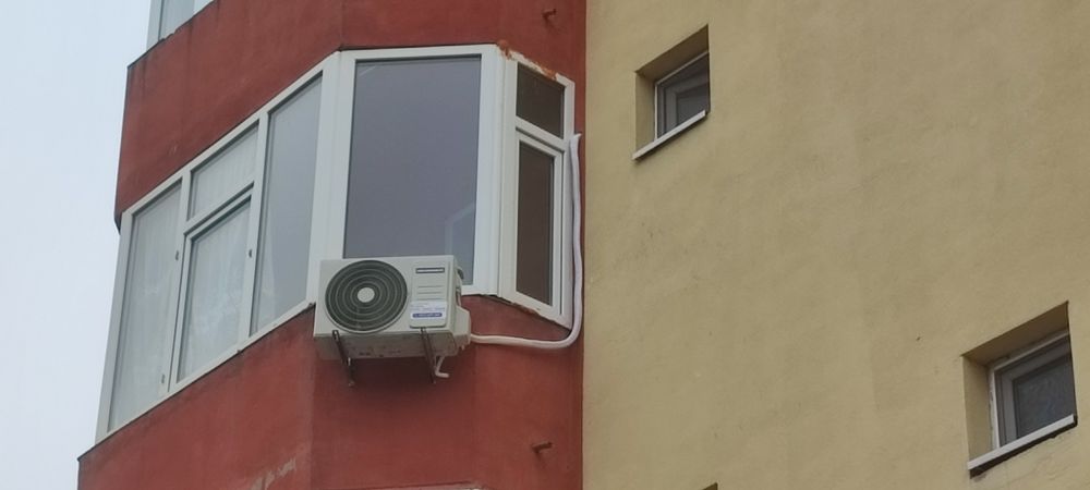 Montaj aer conditionat pompă căldură freon aer conditionat instalare