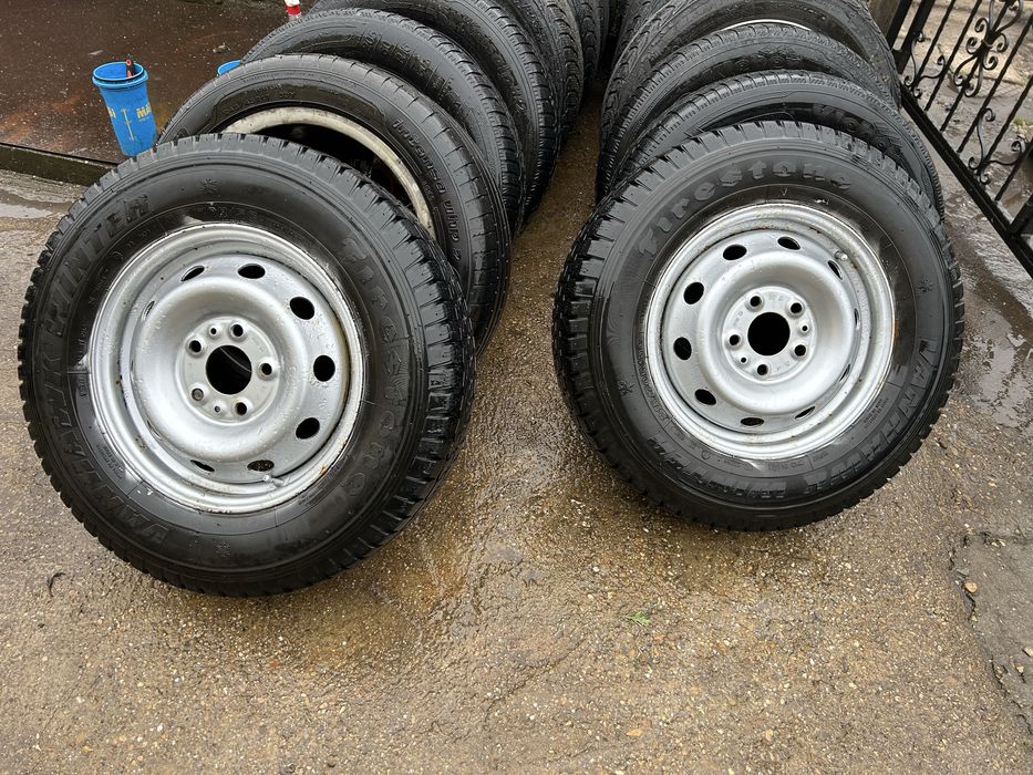 5x118 15 две джанти fiat ducato citroen peugeot 215 70 15С зимни гуми