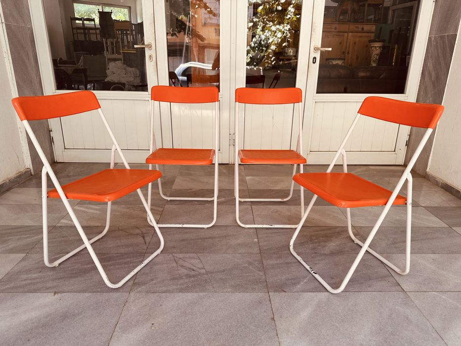 Vintage шведски столове Scangenter Chair No.1 – комплект 4 бр. | 70-те години | Scandinavian Design