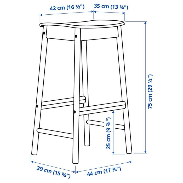 Ikea Ronninger висок стол