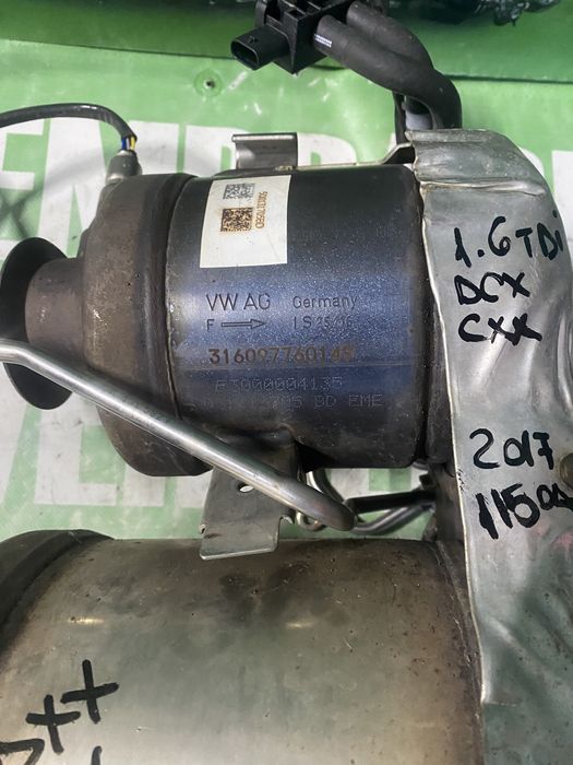 DPF, Filtru particule Volkswagen GOlf 7 1.6 tdi 2016