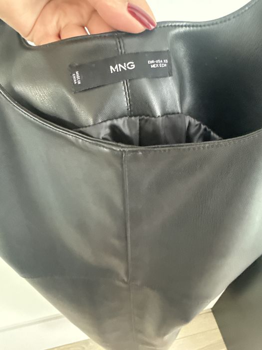 Платье Mango (MNG) из экокожи