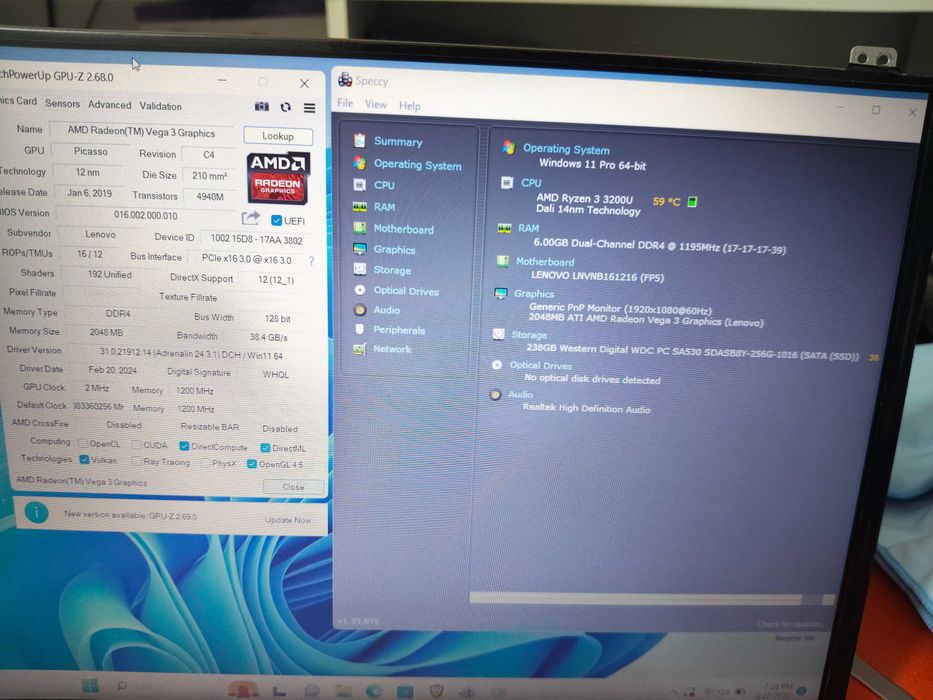 Placa baza Lenovo Ideapad S340-14API ryzen 3 3200U