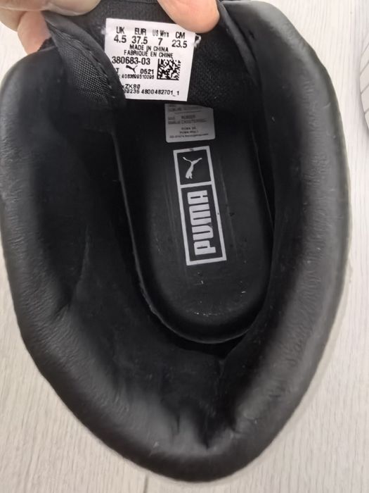 Adidasi inalti Puma, marime 37,5, purtati o singura data