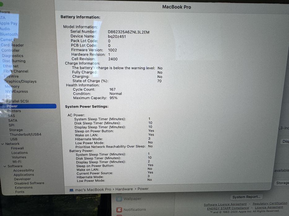 Macbook Pro M2 2022 a2338 silver