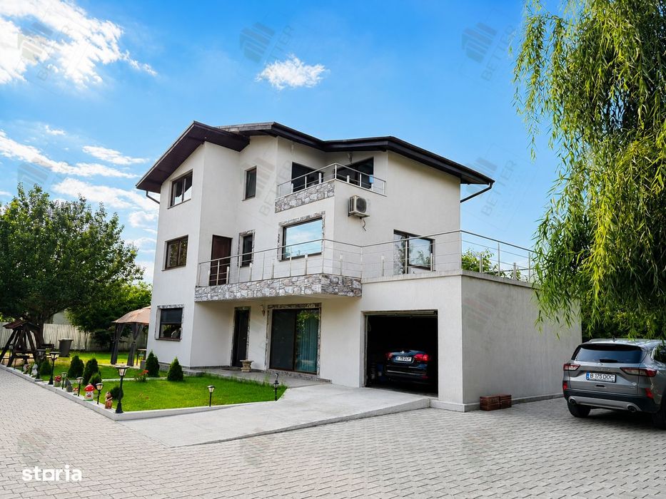 Vila de Vânzare în Popești-Leordeni| Teren 460 mp| Garaj | Mobilată