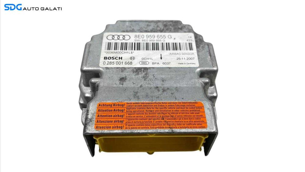 Calculator Modul Airbag Audi A4 B7 2004 - 2008 Cod 8E0959655G [L5909]