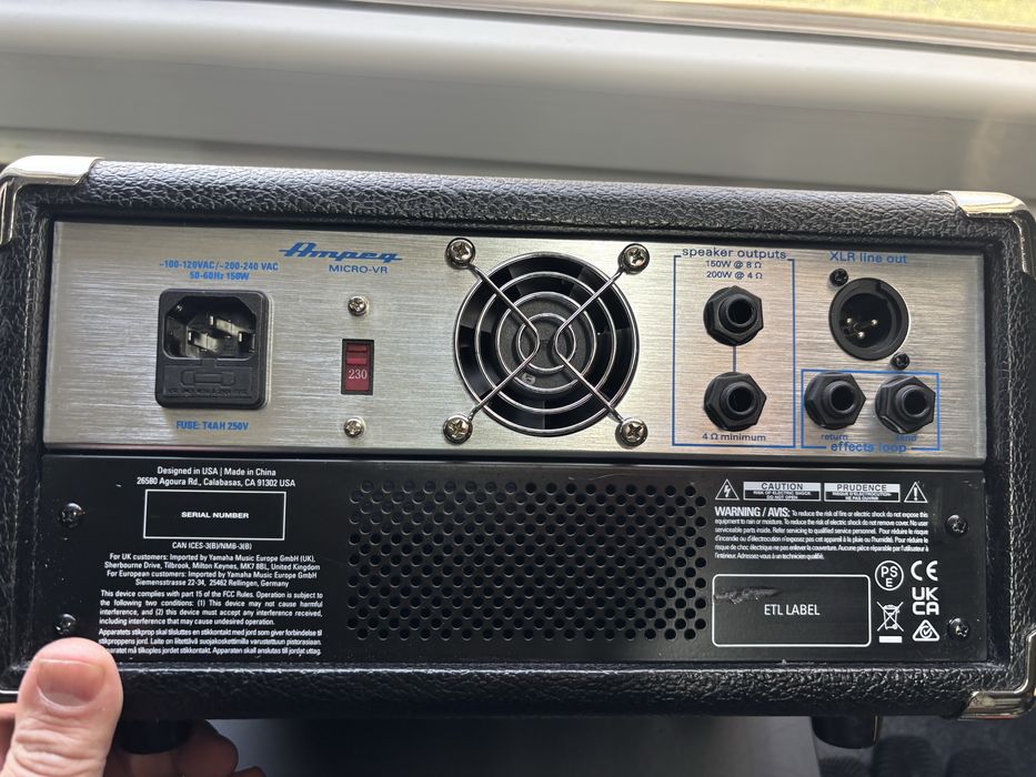 Amplificator Ampeg micro Vr chitara bas 200w