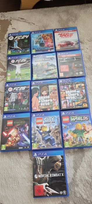 Vand jocuri Ps4 utilizate dar în stare buns