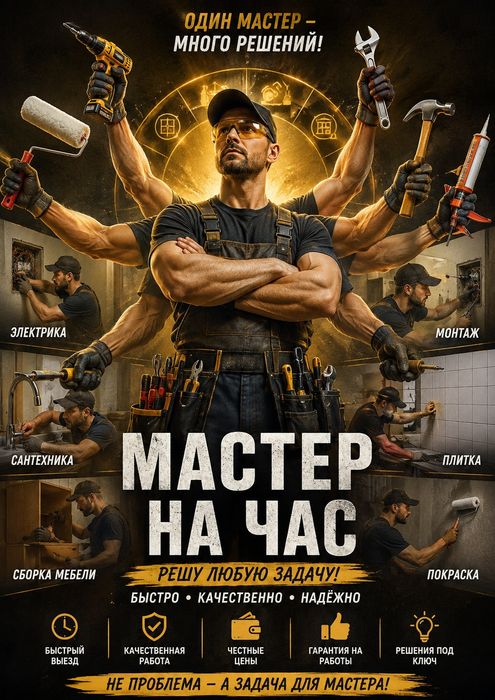 Мастер на час. Муж на час сборка разборка