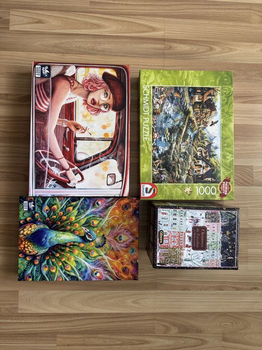 Пъзели 1000 и 500 части