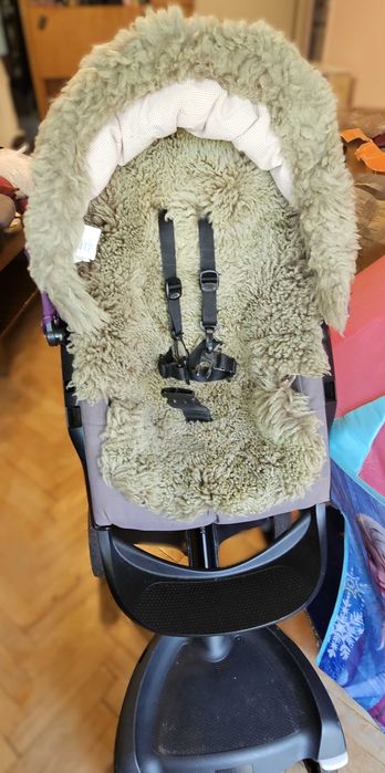 Детска количка Stokke XPLORY Koral 0-6м и кош 6м+ с допълнителни сетове и Столче за кола