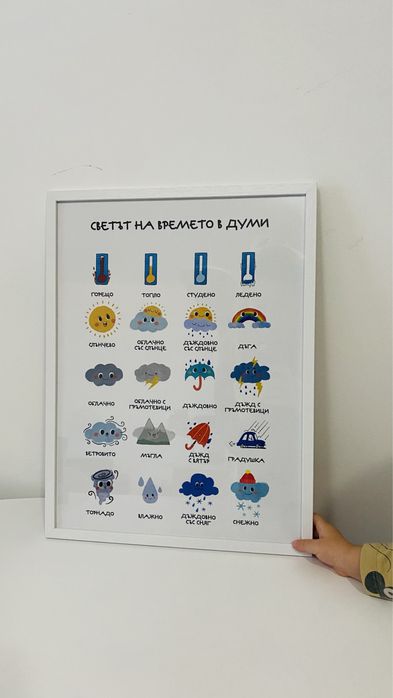 Монтесори постери - Времето