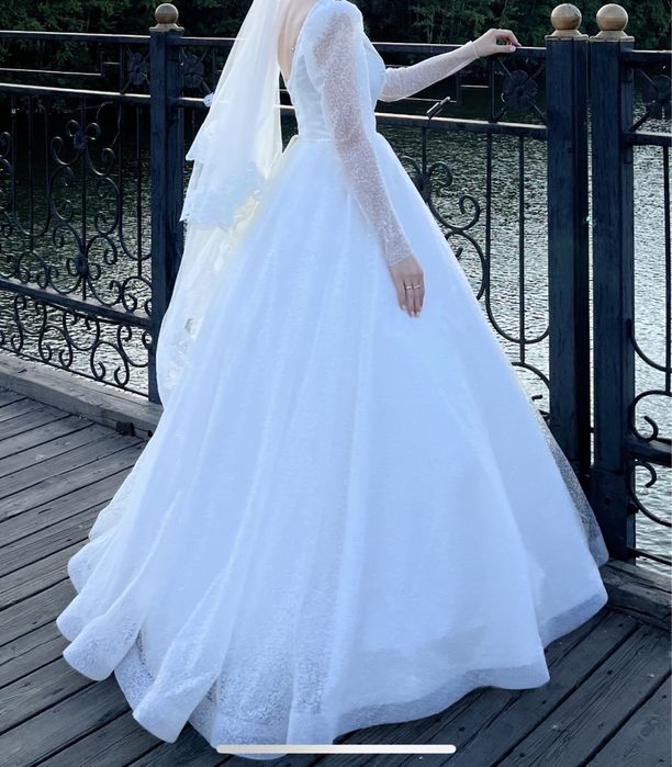 Свадебное платье XS S размер