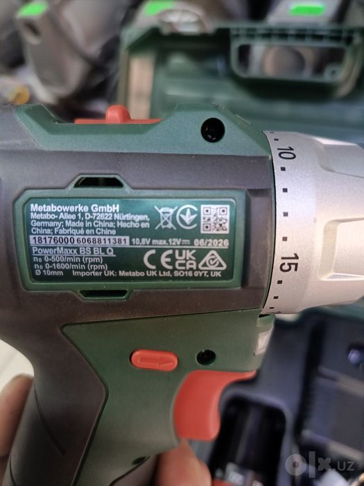 Шруповерт metabo powermax 12v