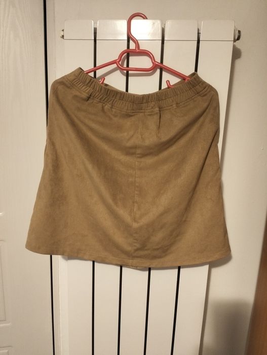 Fusta dama piele întoarsă Zara